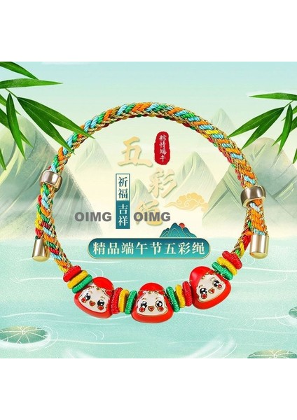 Yeni Iyi Şans Bileziği Erkek ve Kadın Ilham Verici Nimet Hediye El Dokuması Kırmızı Ip (Yurt Dışından)