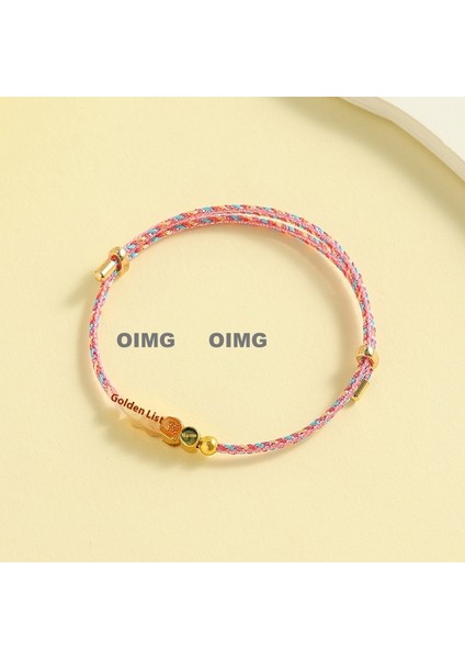 Yeni Iyi Şans Bileziği Dokuma Çocuk Modelleri Bebek Bebek Erkek ve Kadın Yetişkin Nimet Renkli Ip U Aslan Beş Renkli Çizgi El Ipi Bitmiş Ürünler (Yurt Dışından)