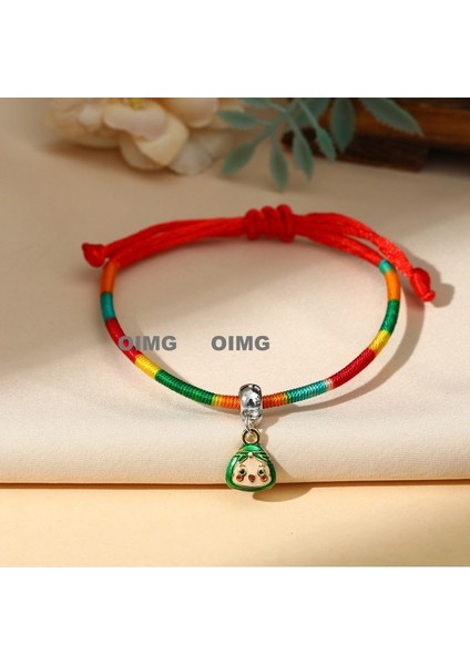 Yeni Iyi Şans Bileziği Dokuma Çocuk Modelleri Bebek Bebek Erkek ve Kadın Yetişkin Nimet Renkli Ip U Aslan Beş Renkli Çizgi El Ipi Bitmiş Ürünler (Yurt Dışından)