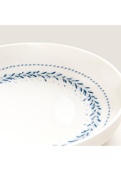 Pelion Çukur Tabak 18 cm Mavi/beyaz fırsatları