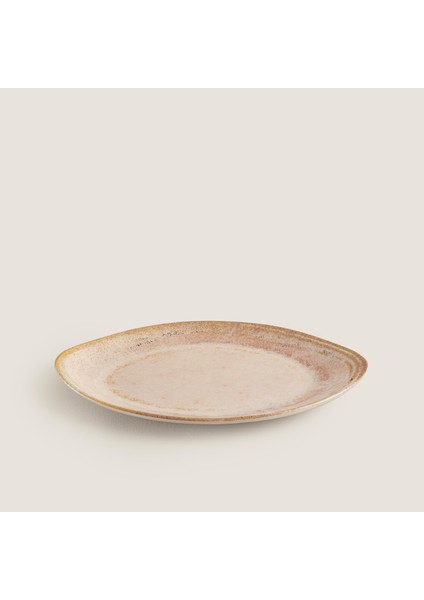 Mione Kayık Tabak 35 cm Bej