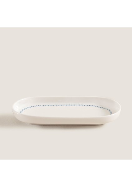 Pelion Kayık Servis Tabağı 16 cm Mavi/beyaz fiyatları