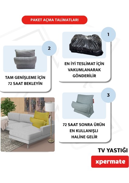Tv Yastığı Boyun Bel ve Sırt Destekli Yastık Ameliyat Sonrası Yastık Hasta Yastığı Koyu Sarı indirimleri