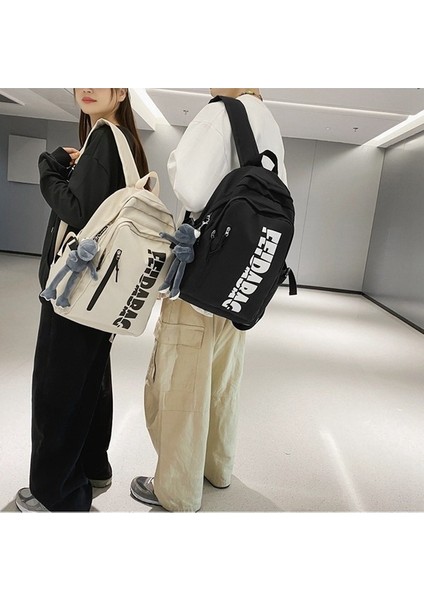 2023 Yeni Retro Japon Takım Sırt Çantası Kadın Niş Tasarım Anlayışı Amerikan Kampüs Okul Çantası Erkek Büyük Kapasiteli Sırt Çantası (Yurt Dışından) modelleri