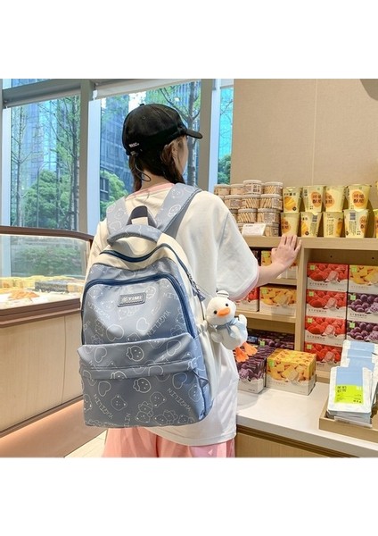 Kadınlar Için Sırt Çantası 2023 Yeni Okul Çantası Orta Okul Kız Büyük Kapasiteli Rahat Basit Sırt Çantası (Yurt Dışından) fiyatları