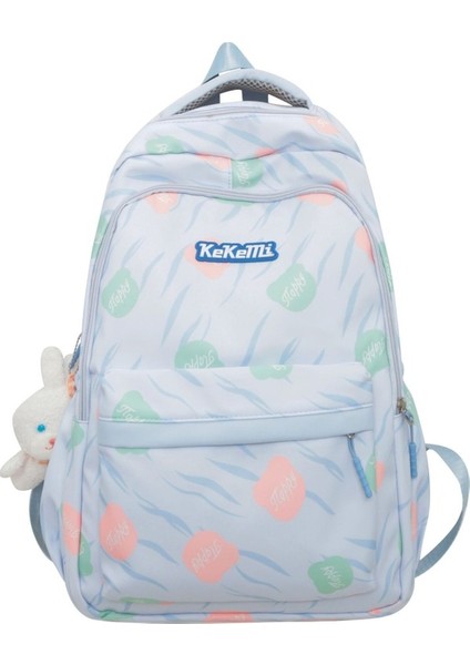 Tatlı Okul Çantası Kadın Üniversite Öğrencisi Moda Grafiti Büyük Kapasiteli Sırt Çantası Lise Ortaokul Öğrencisi Seyahat Sırt Çantası Trendi (Yurt Dışından) indirimleri