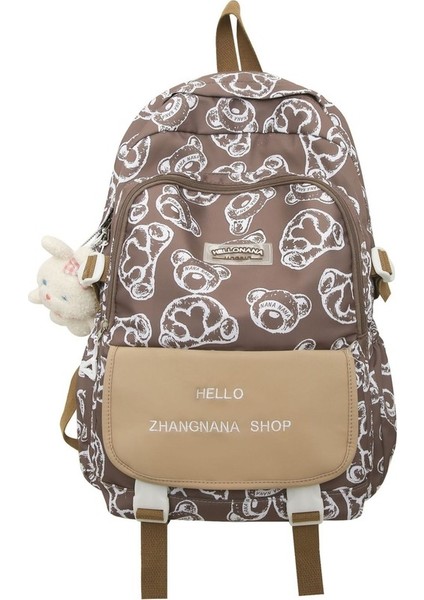 Büyük Kapasiteli Okul Erkek ve Kadın Lise Öğrencisi Bilgisayar Sırt Üniversite Öğrencisi Sırt Kadın Çantası (Yurt Dışından)