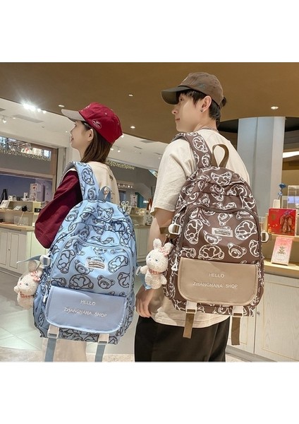 Büyük Kapasiteli Okul Erkek ve Kadın Lise Öğrencisi Bilgisayar Sırt Üniversite Öğrencisi Sırt Kadın Çantası (Yurt Dışından) modelleri