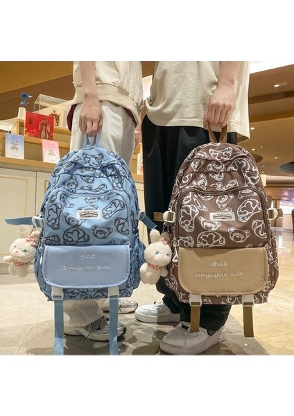 Büyük Kapasiteli Okul Erkek ve Kadın Lise Öğrencisi Bilgisayar Sırt Üniversite Öğrencisi Sırt Kadın Çantası (Yurt Dışından) fırsatları