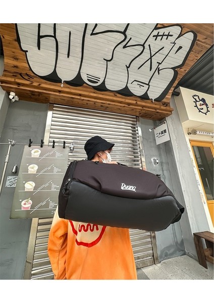 2023 Gelgit Serin Yeni Erkek Büyük Kapasiteli Omuz Çantası Rahat Moda Seyahat Çantası Kuru ve Islak Ayırma Çok Fonksiyonlu Sağlık (Yurt Dışından) modelleri