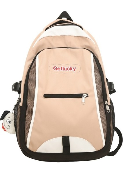 Yeni Okul Çantası Kız Öğrenci Amerikan Moda Niş Büyük Kapasiteli Dayanıklı Sırt Çantası (Yurt Dışından)