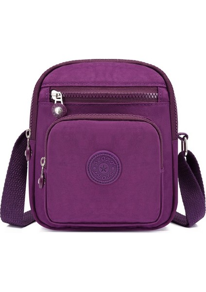 2023 Yeni Vahşi Küçük Çanta Naylon Yıkama Bezi Kadın Çantası Çok Bölmeli Cep Telefonu Çantası Rahat Düz Renk Anne Çantası (Yurt Dışından)