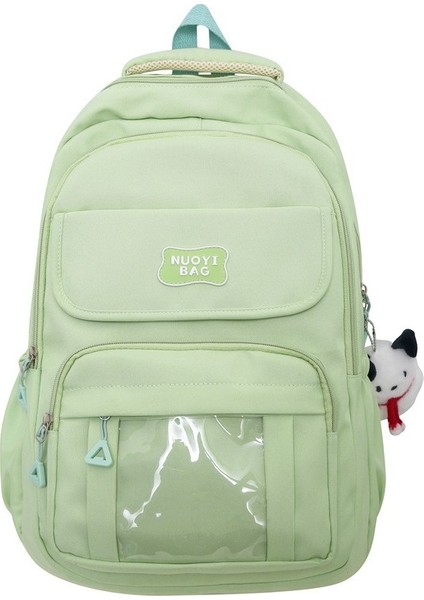 2023 Yeni Okul Stil Büyük Omuz Çantası Ortaokul Lisesi Öğrenci Okul Çantası Basit Sırt Çantası (Yurt Dışından)