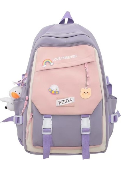 Okul Çantası Kadın Orta Okul Öğrencisi Sırt Çantası Ortaokul Öğrencisi Büyük Kapasiteli Sırt Çantası 4-6 Sınıf Okul Çantası Ortaokul Kız (Yurt Dışından) fiyatları
