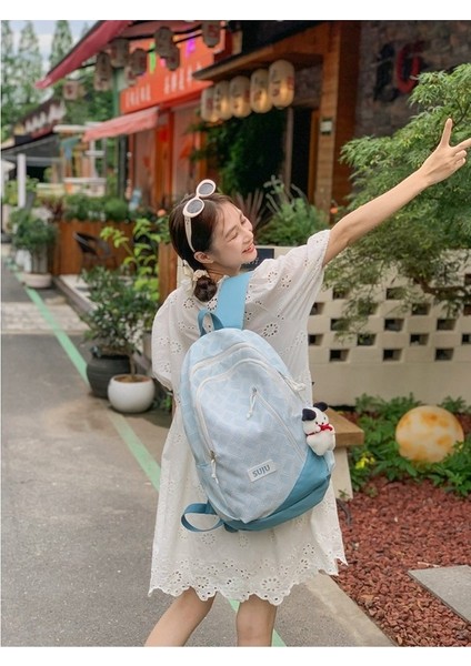 Öğrenci Okul Çantası Moda Ortaokul Kampüsü Sırt Çantası Büyük Kapasiteli Bilgisayar Sırt Çantası (Yurt Dışından) modelleri