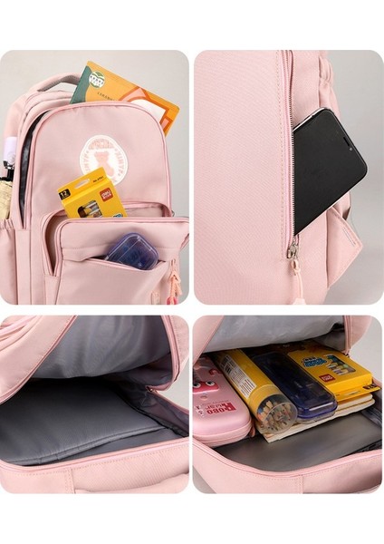 Sırt Çantası Kadın Ortaokul Öğrencisi Lise Öğrencisi Okul Çantası Kadın Büyük Kapasiteli Eğlence Seyahat Sırt Çantası Bilgisayar Sırt Çantası (Yurt Dışından) modelleri