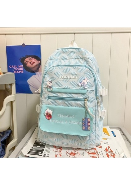 Sırt Japon Küçük Taze Eşleştirme Lise Öğrencisi Sırt Sevimli Kız Yumuşak Kız Çizgili Kampüs Sırt Çantası (Yurt Dışından) modelleri