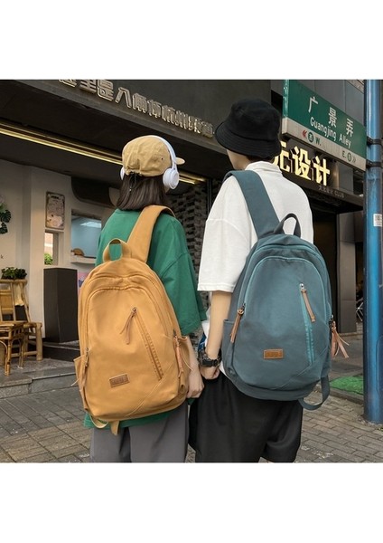 Yeni Ortaokul Öğrencisi Okul Çantası Kadın Basit Moda Japon Sırt Çantası Kampüs Büyük Kapasiteli Lise Kolej Öğrencisi Sırt Çantası (Yurt Dışından) modelleri