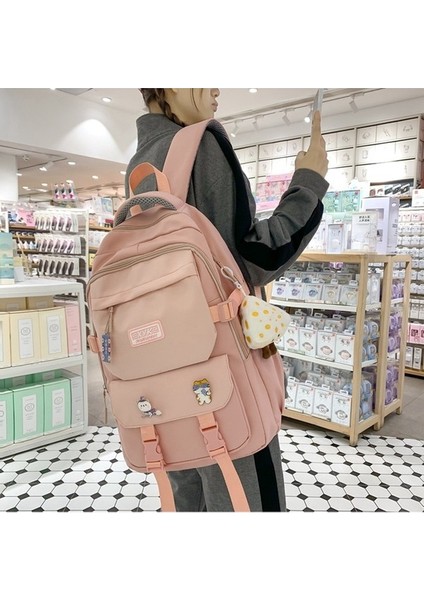 Küçük Taze Okul Kadın Kore Üniversite Öğrencisi Lise Öğrencisi Sırt Kadın Büyük Kapasiteli Orta Okul Öğrencisi Sırt Çantası (Yurt Dışından) indirimleri