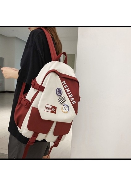 2023 Yeni Kız Moda Sırt Çantası Kişilik Sırt Çantası Erkek Üniversite Öğrencileri Lise Okul Çantası (Yurt Dışından) fırsatları