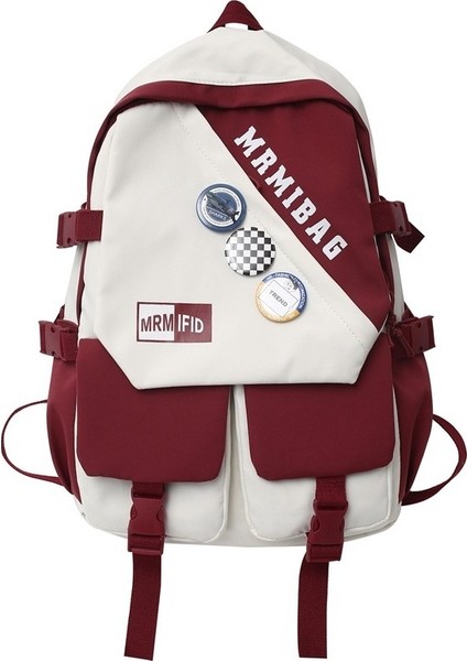 2023 Yeni Kız Moda Sırt Çantası Kişilik Sırt Çantası Erkek Üniversite Öğrencileri Lise Okul Çantası (Yurt Dışından) indirimleri