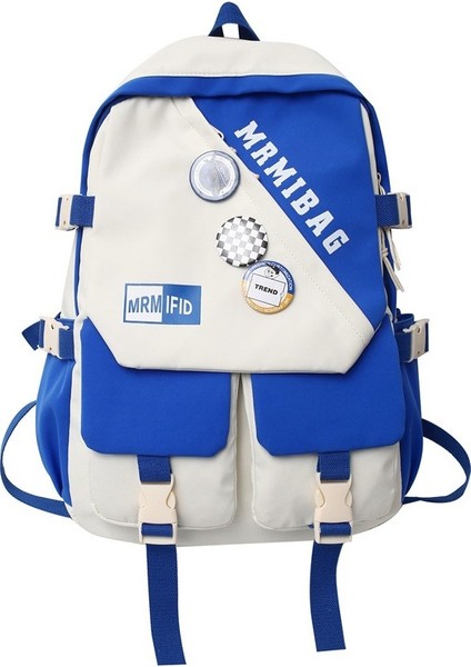 2023 Yeni Kız Moda Sırt Çantası Kişilik Sırt Çantası Erkek Üniversite Öğrencileri Lise Okul Çantası (Yurt Dışından)