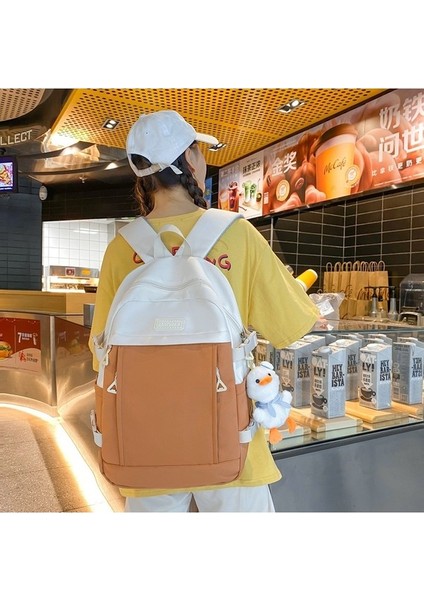 Rahat Sırt Çantası 2023 Yeni Trend Büyük Kapasiteli Ortaokul Öğrencisi Okul Çantası Açık Basit Seyahat Sırt Çantası (Yurt Dışından) modelleri