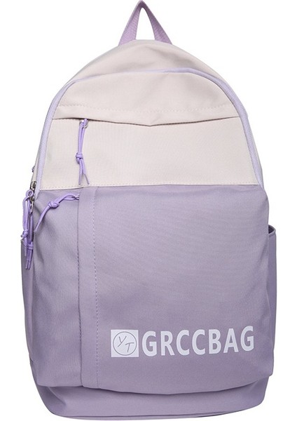 Ortaokul Öğrencisi Okul Çantası 2023 Yeni Gündelik Basit Büyük Kapasiteli Sırt Çantası Erkekler ve Kadınlar Klasik Tüm Maç Çift Sırt Çantası (Yurt Dışından)