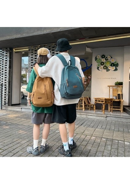 Yeni Ortaokul Öğrencisi Okul Çantası Kadın Basit Moda Japon Sırt Çantası Kampüs Büyük Kapasiteli Lise Kolej Öğrencisi Sırt Çantası (Yurt Dışından) indirimleri