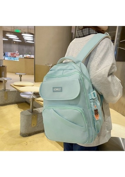Okul Küçük Taze Kız Kampüs Sırt Ortaokul Öğrencileri Için Düz Sırt Çantası (Yurt Dışından) indirimleri