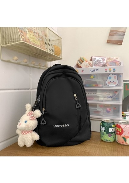 Ortaokul Öğrencilerinin Okul Kolej Tarzı Sevimli Kız Sırt Kore Versiyonu I Kampüs Kontrast Ekleme Sırt Çantası (Yurt Dışından) fiyatları