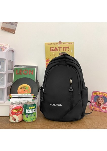 Ortaokul Öğrencilerinin Okul Kolej Tarzı Sevimli Kız Sırt Kore Versiyonu I Kampüs Kontrast Ekleme Sırt Çantası (Yurt Dışından) modelleri