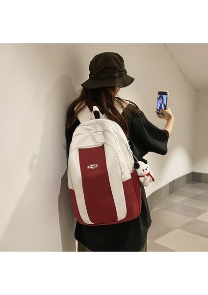 Okul Niş Tasarım Büyük Kapasiteli Lise Öğrencisi Bilgisayar Sırt Ortaokul Öğrencisi Tüm Maç Çift Sırt Çantası (Yurt Dışından) fırsatları