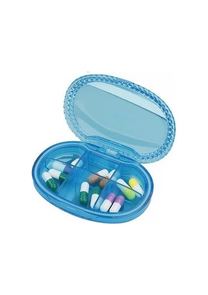 Taşınabilir Küçük Hap Kutusu Taşınabilir Küçük Mini Bir Haftalık Alt Paketleme Hap Kutusu Nem Geçirmez Mühürlü Hap Alt Paketleme Kutusu (Yurt Dışından)