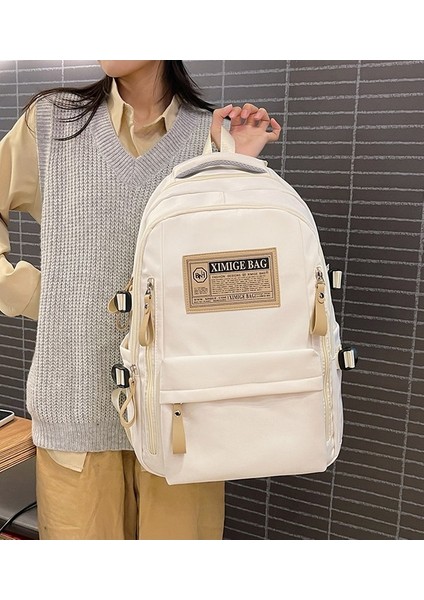 2023 Yeni Ortaokul ve Lise Öğrencisi Okul Çantaları Bayan Üniversite Öğrencileri Büyük Kapasiteli Erkek Modaya Uygun ve Çok Yönlü Bilgisayar Sırt Çantaları (Yurt Dışından) fırsatları