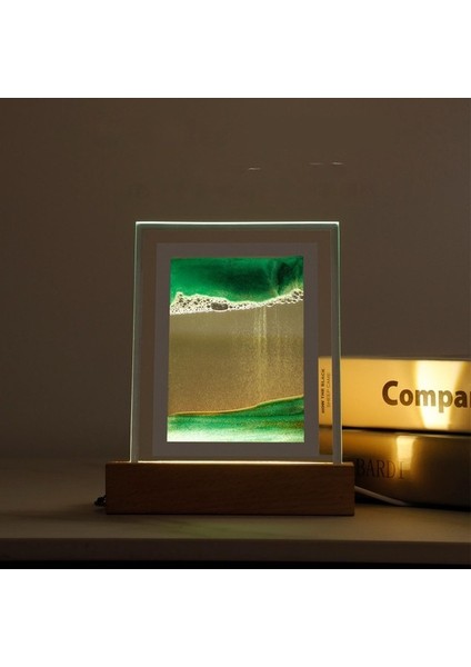 Quicksand Boyama Gece Lambası Ev Masaüstü Dekorasyon Atmosfer Küçük Gece Lambası Romantik ve Güzel Bir Hediye Başucu LED Masa Lambası (Yurt Dışından) fiyatları