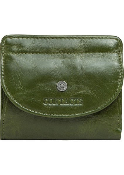 Üst Katman Inek Derisi Bayan Cüzdanı Küçük Kartlık (Yurt Dışından)