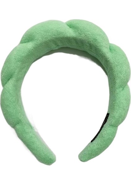 Yüksek Kafatası Üst Bulut Kafa Bandı Büküm Sünger Saç Bandı Havlu Kumaş Büküm Baş Tokası (Yurt Dışından)