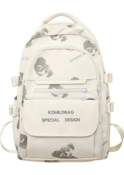 Üniversite Öğrencisi Okul Çantası Kadın Baskı Sevimli Ayı Ortaokul Öğrencisi Lise Öğrencisi Seyahat Sırt Çantası Büyük Kapasiteli Sırt Çantası (Yurt Dışından) fiyatları