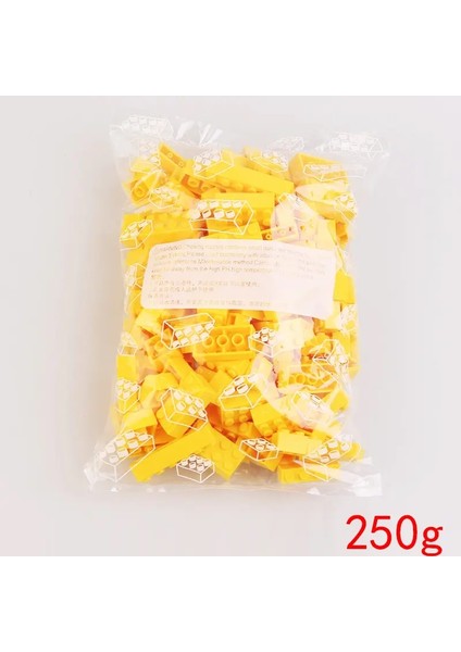 250/500/700 1000 Pcs Parçaları Yedek Parçalar Diy Klasik Tuğla Bloklar Bina Noel Hediyesi Yaratıcı Moc Setleri Şehir Brinquedoscolor: Sarı 250G (Yurt Dışından)