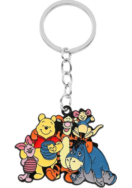 Disney Lilo Stitch Anahtarlık Sevimli Karikatür Figür Stitch Melek Aşk Kalp Bulmaca Anahtarlıklar En Iyi Arkadaşlık Anahtarlık Takı (Yurt Dışından)