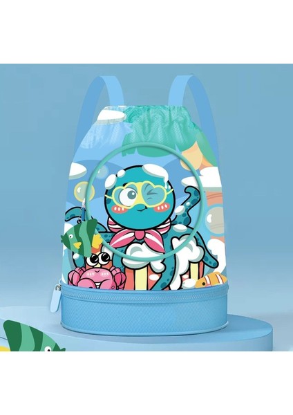 Çocuk Eğlence Çantası, Yüzme Çantası, Islak ve Kuru Ayırma Plaj Sırt Çantası, Su Geçirmez Saklama Çantası (Yurt Dışından) fiyatları