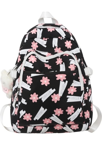 Okul Üniversite Öğrencisi Seyahat Hafif Sırt Kadın Büyük Kapasiteli Seyahat Çantası (Yurt Dışından)