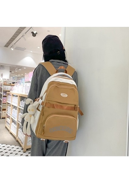 Moda Okul Çantası, Yeni Niş Kore Tarzı Üniversite Öğrencisi Sırt Çantası, Kadınlar Için Modaya Uygun Basit Ilkokul Büyük Kapasiteli Sırt Çantası (Yurt Dışından) fiyatları