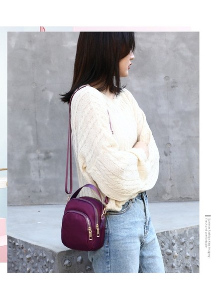 2023 Yeni Naylon Çapraz Omuz Küçük Çanta Rahat Kadın Çantası Tek Omuzlu Cep Telefonu Çantası Hafif Küçük Çanta Büyük Kapasite (Yurt Dışından) modelleri