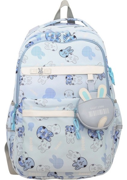 Kampüs Küçük Taze Omuz Kadın Kore Versiyonu Ortaokul Öğrencisi Okul Kadın Sevimli Tavşan Öğrenci Sırt Çantası (Yurt Dışından)