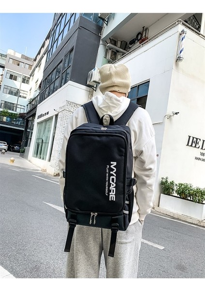 Sırt Erkek Çok Amaçlı Büyük Kapasiteli Lise Öğrencisi Okul Kadın Kişilik Eğlence Spor Sırt Çantası (Yurt Dışından) fırsatları