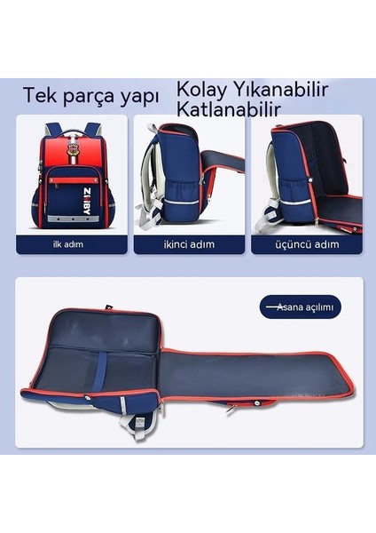 Yeni Ingiliz Tarzı Ilkokul Okul Çantası Erkek 1-3 Sınıf Tek Parça Uzay Çantası Hafif Çocuk Sırt Çantası (Yurt Dışından) fiyatları