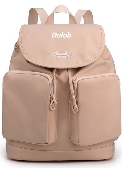 2023 Yeni Moda Çevirme Büyük Kapasiteli Sırt Çantası Rahat Naylon Bez Çanta Kadın Üniversite Öğrencisi Okul Çantası (Yurt Dışından)