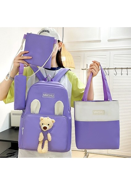 Okul Çantası Kadın Ortaokul Öğrencisi Sevimli Ilkokul Öğrencisi Sırt Çantası Lise Büyük Kapasiteli Sırt Çantası (Yurt Dışından) fiyatları